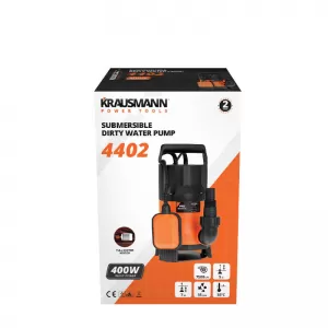 Submersible Dirty Water Pump 400W Krausmann 4402