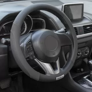 Steering Wheel Cover suitable for Black / Grey Sparco Medium 38cm