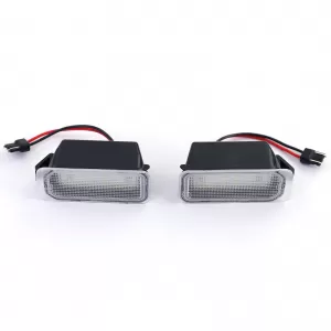 LED license plate light white 6000K for Jaguar XJ X351 09-16 XF X250 08-15-image-6328563