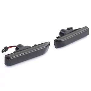 LED side indicators black smoke pair suitable for BMW 3 Series E36 96-00 X5 E53 00-07-image-6328579