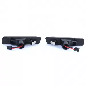 LED side indicators black smoke pair suitable for BMW 3 Series E36 96-00 X5 E53 00-07-image-6328582