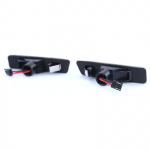 LED side indicators black smoke pair suitable for BMW 3 Series E36 96-00 X5 E53 00-07-image-6328584