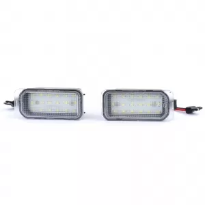 LED license plate light white 6000K for Ford Fiesta 6 08-17 Focus 2 3 08-21-image-6328598