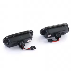 LED lightbar side indicators black smoke pair for VW Golf 3 + 4 Bora Lupo Up!-image-6328655