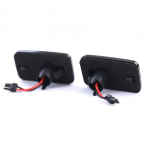 LED side indicators black smoke suitable for Audi 80 B4 90 100 200 V8 A6 C4-image-6328683
