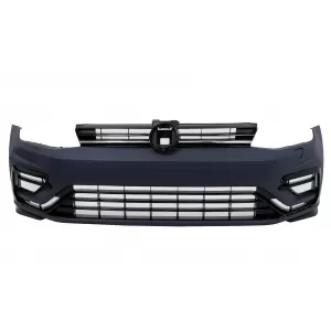 Kit Carrozzeria per VW Golf 7 VII 2013-2017 7.5 R Design Griglia Paraurti Minigonne laterali-image-6328835