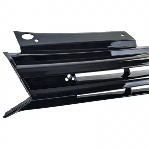 Kühlergrill Frontgrill Schwarz Glanz passt für VW Golf 6 GTI GTD R 2008–2013-image-6328949