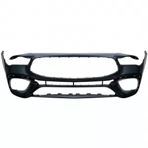 Front Sport Stoßstange mit Gitter passt für Mercedes CLA C118 X118 2019-2025-image-6328967