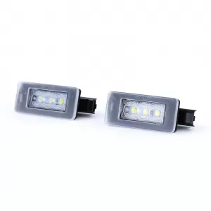 LED license plate light White 6000K for Peugeot 207 CC 208 308 II Citroen C5-image-6329087
