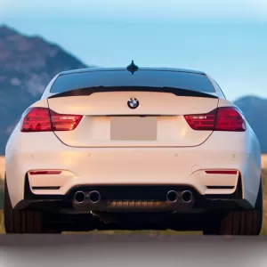 Trunk Spoiler suitable for BMW 4 F36 13-17 4D Grand Coupe M4 Look Lipspoiler made from Polyurethane-image-6329175