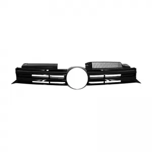 Front Grille suitable for VW Golf VI (6) 08-11 R20 Look Black 1 Pc-image-6329187