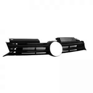 Front Grille suitable for VW Golf VI (6) 08-11 R20 Look Black 1 Pc-image-6329188