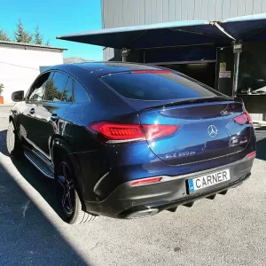 Trunk Spoiler suitable for Mercedes-Benz GLE Coupe C167 19+ Glossy Black From Abs Plastic-image-6329228
