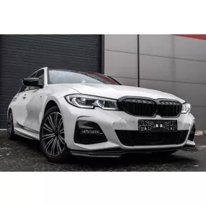Mirror Covers suitable for BMW 3 Series G20 G21 G28 2017+ M4 Look Glossy Black 2 Pieces-image-6329287