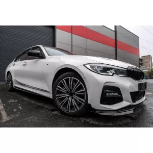 Mirror Covers suitable for BMW 3 Series G20 G21 G28 2017+ M4 Look Glossy Black 2 Pieces-image-6329288