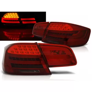 LED BAR TAIL LIGHTS RED SMOKE fits BMW E92 09.06-03.10