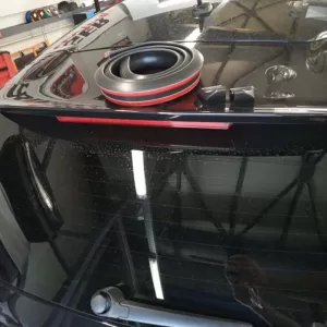 Trunk Spoiler suitable for Universal Lipspoiler Black 145x3.4cm From Abs Plastic (Soft)-image-6329511