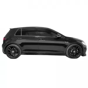 Extensii pentru Praguri laterale potrivite pentru VW Golf VII (7.5) 17-20 R / R-Line Praguri laterale Negru lucios Fabricate din plastic ABS 2 buc.-image-6329827