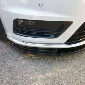 Spoiler frontal potrivit pentru VW Golf VII (7) 12-17 R & R-Line Bumper Negru Lucios-image-6329849
