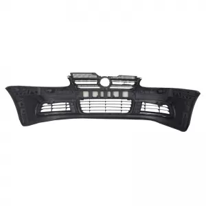 Front Bumper suitable for VW Golf V (5) 03-08 R32 Look Black Grille-image-6329915