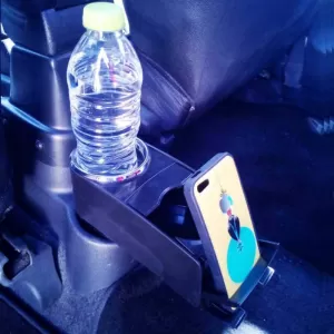 Twin Cup Holder and Organizer Tray Black 14187-image-6329931