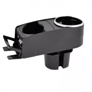 Twin Cup Holder and Organizer Tray Black 14187-image-6329933