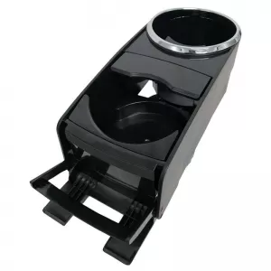 Twin Cup Holder and Organizer Tray Black 14187-image-6329934