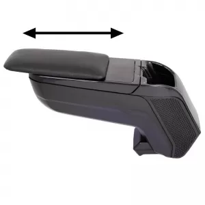 Car Armrest with Storage Space Suitable for Universal Black 14182