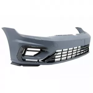 Front Bumper suitable for VW Golf VII (7) 13-17 Upgrade to R 7.5 Look 17-19 With Grille-image-6329980