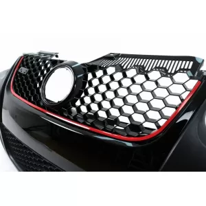 Front Bumper suitable for VW Golf V (5) 03-08 GTI Look With Grille & Fog Lights-image-6329995