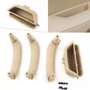 Door Handles Set (inside car) suitable for Bmw X3 F25, X4 F26 Front & Rear Right & Left Door 4 Pieces Beige-image-6330015