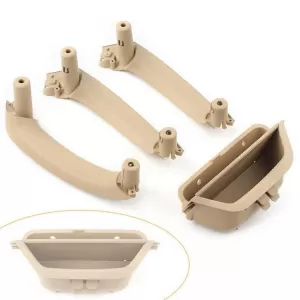 Door Handles Set (inside car) suitable for Bmw X3 F25, X4 F26 Front & Rear Right & Left Door 4 Pieces Beige-image-6330016