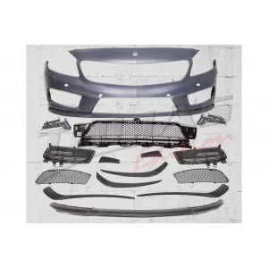 Pachet Exterior compatibil cu Mercedes A-Class W176 (2012-2015) A45 Design-image-6330356