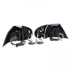 Set de stopuri potrivit pentru VW Golf V (5) 03-08 LED Urban Style Negru Winjet-image-6330136