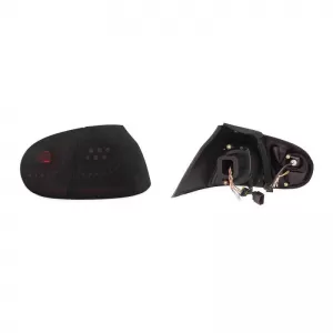 Set de stopuri potrivit pentru VW Golf V (5) 03-08 LED Dynamic Urban Style Negru Winjet-image-6330147
