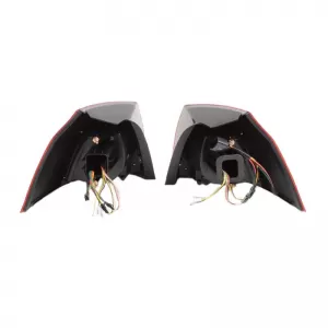 Set de stopuri potrivit pentru VW Golf V (5) 03-08 LED Dynamic Urban Style Negru Winjet-image-6330149