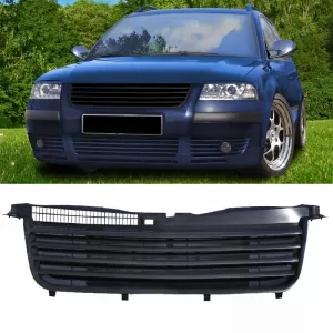 Front Grille suitable for VW Passat 3BG 00-05 Badgeless Black 1 Pc