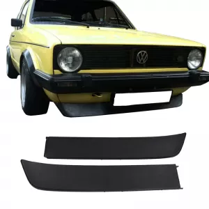 Front Spoilers Right & Left suitable for VW Golf I (1) 74-83 / Jetta I (1) 79-94 / Caddy I (1) 82-92 GTI Look 2pc