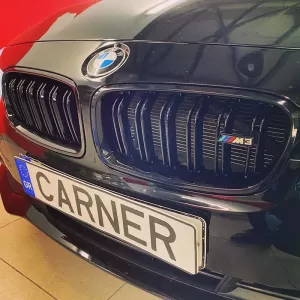 Front Grilles suitable for BMW 3 F30 / F31 11-18 M4 Look with Double Grille Glossy Black with 2 Pcs-image-6330478