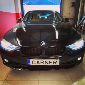 Front Grilles suitable for BMW 3 F30 / F31 11-18 M4 Look with Double Grille Glossy Black with 2 Pcs-image-6330483