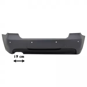 Rear bumper suitable for BMW 3 E90 05-11 M-Tech look with PDC-image-6330533