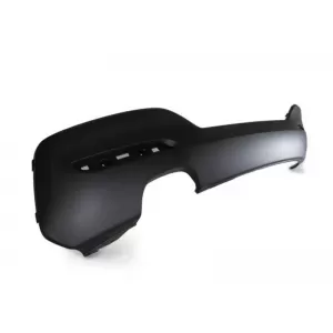 Rear Bumper Diffuser suitable for BMW 1 F20 F21 LCI 15-19 M-Packet with Left Double Exhaust Outlet from ABS Plastic 1pc