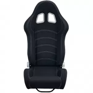 Tenzo-R Sportsitz Halbschalensitz Stoff Schwarz Grau mit 405er Laufschienen-image-6330961