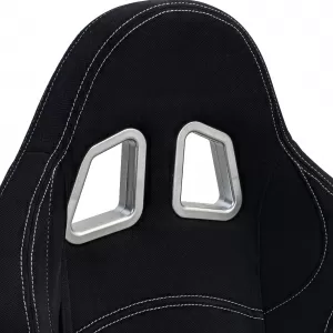 Tenzo-R Sportsitz Halbschalensitz Stoff Schwarz Grau mit 405er Laufschienen-image-6330966