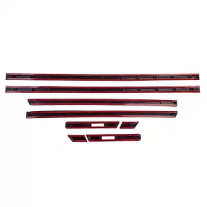 Set de mânere de uși, protecții de colț, ornamente potrivite pentru BMW 7er E38 1994-2001-image-6330984