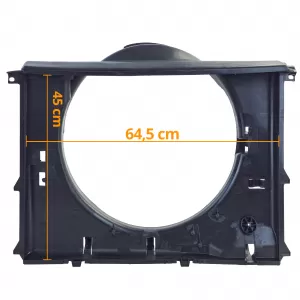 Cadru radiator Cadru ventilator radiator potrivit pentru BMW 5er E39 535i 540i M62 96-03-image-6331012