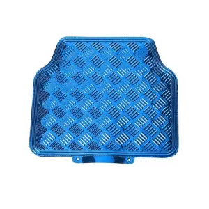 Car Mats Universal Aluminium Blue 4 Pcs-image-6331053