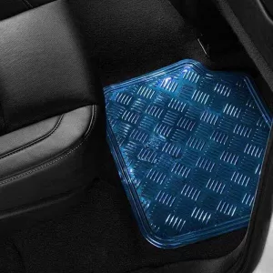 Car Mats Universal Aluminium Blue 4 Pcs-image-6331055