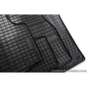 Specific rubber mats suitable for Frogum El Toro series for Toyota Land Cruiser J200, Lexus LX after 2015, 4-piece set, black color-image-6331153