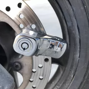 Motorcycle Disk Lock Chrome 1 Pc-image-6331354